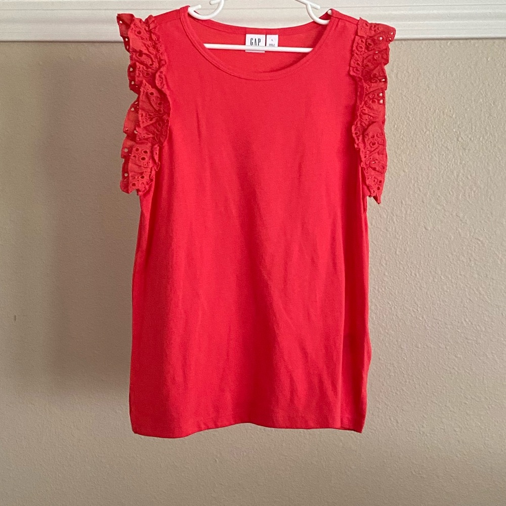 Girls Gap Kids Eyelet Sleeve Tank